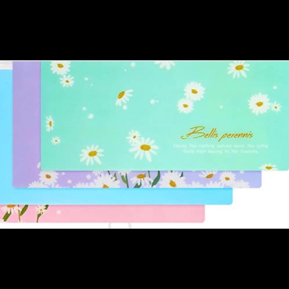 Black Floral Mask w/Storage Bag - Picture 2 of 4